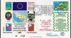 PE238 - 1991 - Slovénie et Croatie proclament leur indépendance