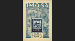 JT52ST1 : 1952 - Carte maximum IMOSA Journée du Timbre