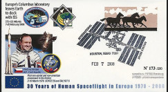PE555 - 2008 : FDC STS-122 Atlantis - laboratoire spatial européen Columbus