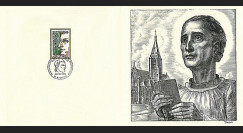 83DECA-15 : 1974 - Gravure Decaris 'St Louis Marie Grinion de Montfort 1673-1716'