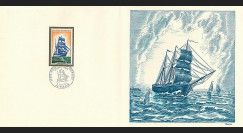 83DECA-41 : 1972 - Gravure Decaris 'Trois-mâts Terre Neuvas'