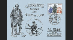 W1 08-15CP : 2008 - Carte maxi 'Hommage aux poilus - Grenadier'