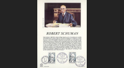 FE29DO : 1975 - Document historique 1er Jour du TP 'Schuman