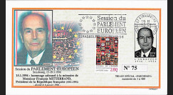 PE317B : 01-1996 - FDC Parlement européen "Hommage à François MITTERRAND