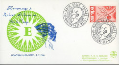 FD65 : 1966 - FDC Hommage à Schuman - Inauguration Salle de l'Europe