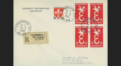 AP7a : 1959 - Env. de service PE RECO '7e session de la présidence de Schuman'