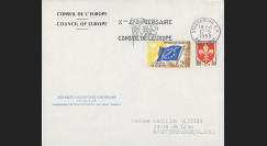 AP7c : 1959 - Env. de service CE '7e session présidence Schuman' et '10 ans du CE'