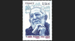 ABP4N : 2010 - Timbre-poste gommé 'Abbé Pierre 1912-2007'