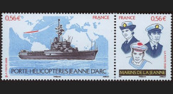 NAV09JA-1N : 2009 - Diptyque 'Porte-hélicoptère Jeanne d’Arc / Marins de la Jeanne'