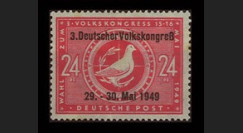ZS51A : 1949 - TP 24Pf '3e Congrès populaire' - Zone soviétique d'Occ. en Allemagne