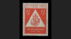 ZS31 : 1948 - TP 12+3Pf 'Journée du Timbre' - Zone soviétique d'Occ. en Allemagne