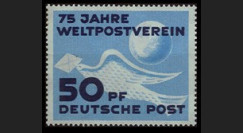 ZS59 : 1949 - TP 50Pf '75 ans UPU' - Zone soviétique d'Occ. en Allemagne