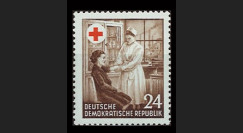 DDR136 : 1953 - 1 valeur DDR '1 an de la Croix Rouge de la RDA'