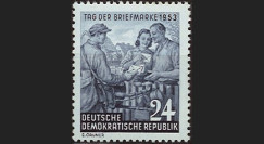 DDR137 : 1953 - 1 valeur DDR 'Journée du Timbre'