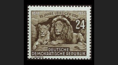 DDR138 : 1953 - 1 valeur DDR '75e anniversaire du Zoo de Leipzig'