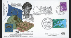 PE348 : 1997 - FDC Session du Parlement européen 'Hommage à Lady Diana' - type1