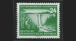 DDR169 : 1954 - 1 valeur DDR 'au profit des victimes des innondations de l'hiver 54'