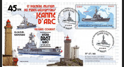 NAV09JA-24A : 2010 - Pli "Retour de mission du PH Jeanne d'Arc à Brest"
