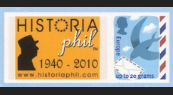 DG10-GB2 : 2010 - TPP GB "Historiaphil 1940-2010" célébration Appel du 18 juin à Londres