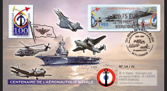 AERONAV10-3P : 2010 - Pli “100 ans Aéronautique Navale - divers appareils” - Ploemeur