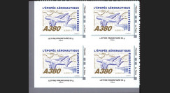 A380-108N50B4 : 2010 - Bloc 4 TPP "A380 vers l'Amérique et Blériot XI" / Lettre prio 50g