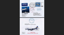 A380-126 : 2011 - Entier Postal ALLEMAGNE "1er Vol Frankfurt-New York A380 Lufthansa"