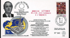 CE46-I : 01-1995 - FDC Conseil de l'Europe "Discours M. Balladur
