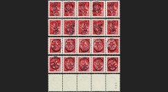 MIR01-R01/4 : 2001 - Série 4 x 5 val. ex-URSS "Roulette - Etoile Rouge
