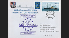 ATALANTA-2 : 2010 - FDC Allemagne "Opération ATALANTE-Somalie - pétrolier A 1443 RHÖN"