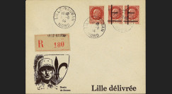 13W2-FR04 : 1944 - Enveloppe patriotique RECO "de Gaulle