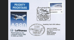 A380-140 : 2011 - FFC AUTRICHE "Vol de baptême A380 D-AIMG 'Wien' de la Lufthansa"