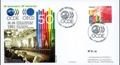 OCDE50-PJ : 2011 - FDC Premier Jour Paris "50e anniversaire de l'OCDE"