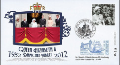 JUB12-3 : 2011 - FDC GDE-BRETAGNE "Jubilé de Diamant de la Reine Elizabeth II" - Windsor