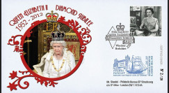 JUB12-4 : 2011 - FDC GB "Jubilé de Diamant de la Reine Elizabeth II" - Windsor
