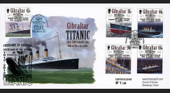 TITA12-GIB : 2012 - GIBRALTAR (GB) FDC 1er Jour "1912-2012