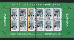 FRAL-9FD : 1967 - Feuillet EUROPA - La philatélie sans frontières / de Gaulle et Kiesinger