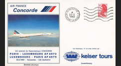 COAF82-5-20 : 1982 - FFC 1er vol Concorde Air France Paris - Luxembourg - Paris
