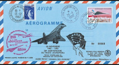 COAF82-11-29 : 1982 - Pli 20 ans Traité franco-anglais pour le développement du Concorde