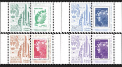 VA209L-PT1/4 : 2012 - Série 4 Marianne sur porte-timbres "Vol 209 Ariane - GSAT-10 (Inde)"