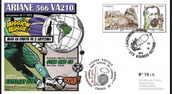 VA210L-T2 : 2012 - FDC Kourou ARIANE 5 Vol 210 - Star One C3 et Eutelsat 21B (Brésil)