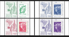 VA210L-PT1/4 : 2012 - 4 Marianne sur porte-timbres "Vol 210 Ariane - Star One C3 (Brésil)"