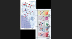 PAF13-C3 : 2013 - Carnet Porte-timbres "60 ans Patrouille de France / Avions de la PAF"