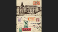 AV-0101 : 1930 - Entier Postal RECO "PAR AVION à destination de Casablanca