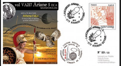 VA217L-T2 : 2014 - FDC Kourou ARIANE 5 "Vol 217 - satellites ABS-2 et Athena Fidus"