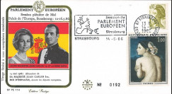 PE114 : 1986 - FDC Session PE "Visite officielle du Roi d'Espagne Juan Carlos 1er"