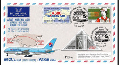 A380-279T2 : 2014 - FFC Corée du Sud A380 Korean Air "Return to Flight Séoul - Paris"