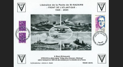 SN05-E5 : 2005 Feuillet épreuve "60 ans libération de la Poche de St Nazaire" Cordemais