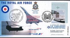 CO03-RAF2 : 2003 Pli Grande-Bretagne "67 ans RAF Station Odiham - retrait de Concorde"