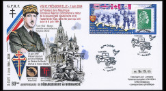 DEB24-7 FDC France D-DAY...