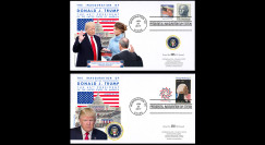 PRES17-USA2: 2 FDC USA 2017...